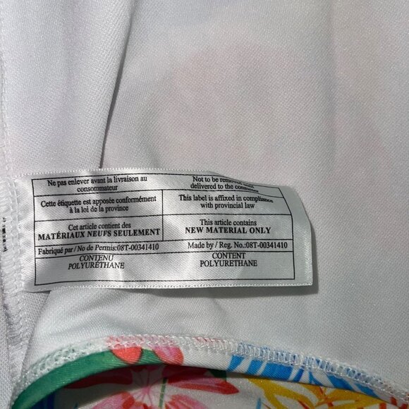 Disney Womens Swimsuit Size Large Multicolor Minnie Mouse Tropical One Piece - Picture 7 of 11